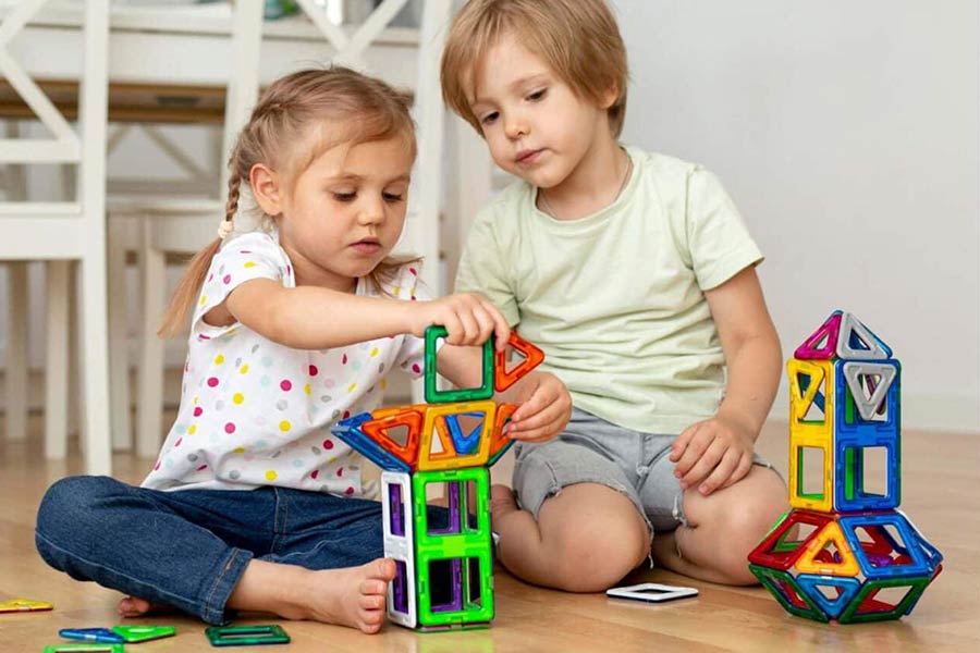 بازی با اسباببازیهای ساختنی بر توانایی تجسم فضایی کودکان تاثیر مستقیم دارد.