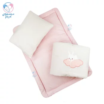 دم دستی سه تیکه سایز دو گلدوزی خرگوش Ela