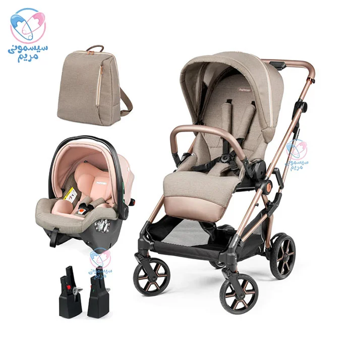 ست کالسکه کریر و ساک لوازم پگ پرگو ویواچه Peg Perego Vivace Mon Amour