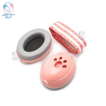 صداگیر و نویزگیر گوش دو تیکه بیبی ایرماف Baby Earmuff صورتی
