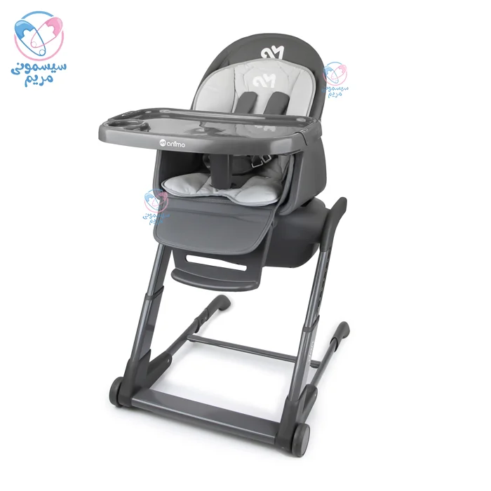 صندلی غذا تخت و تابشو آنیمو اودون Animo Odon طوسی