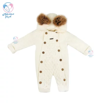 سرهمی بافت کلاهدار بیبی میو Baby Mio 7057