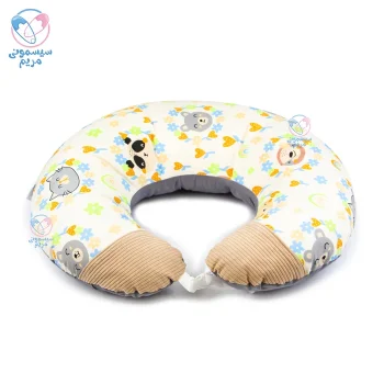 بالش شیردهی نیم دایره دی روحه خرس و رنگین کمان Die Ruhe