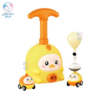 ماشین بادکنکی جوجه 8811 زرد