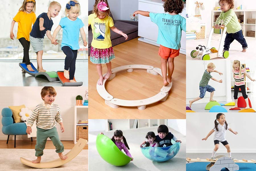 اسباببازیهای تعادلی به خردسالان در بهبود میزان هماهنگی، حرکات منسجم و درک فضایی کمک میکنند.