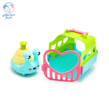 حلزون فشاری خونه دار آبی