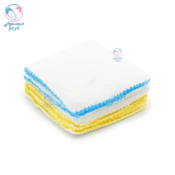 دستمال دست صورت حوله ای 6 عددی اکه بیبی Ekebaby 1052