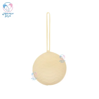 قاب پستانک زیپی سیلیکونی کرم