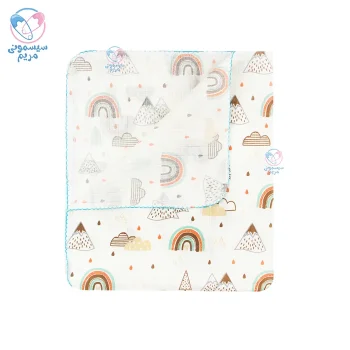 پتو نخی آیکون میسیم Icon Misim 113504 رنگین کمان و کوه