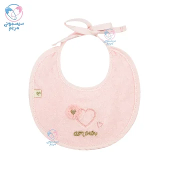 پیشبند تکی حوله ای کارامل قلب Caramell 1657 صورتی