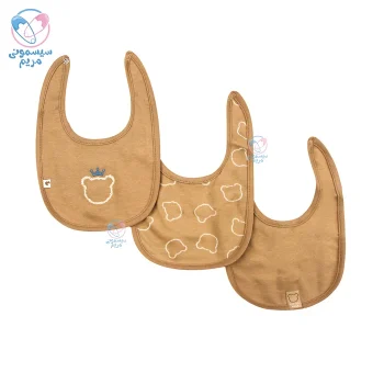 پیشبند سه عددی نخی کارامل Caramell خرس تاجدار