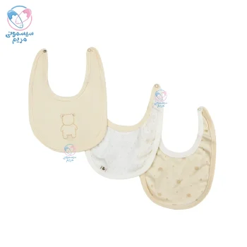 پیشبند سه عددی نخی کارامل Caramell سفید