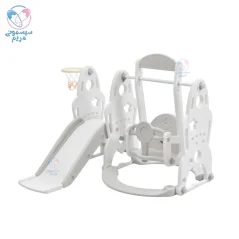 تاب و سرسره بازی میدلیکس Midelix UN-CT20 سفید طوسی