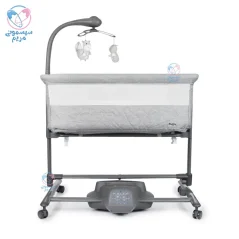 تخت کنار مادر برقی آنیمو پافی Animo Puffy طوسی روشن