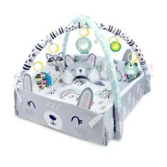 تشک‌ بازی مستطیل راکن هپی اسپیس Happy Space 1A-351 طوسی