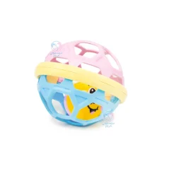 جغجغه مشبک کوچک توپی آبی صورتی