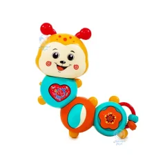 جغجغه کرم باتری خور زرد