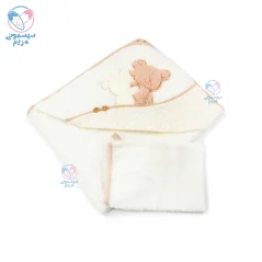 حوله دورپیچ کلاهدار کارامل تدی Caramell 9470