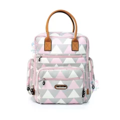 ساک لوازم نوزاد M&Y Arena طوسی صورتی