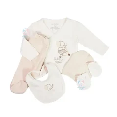 ست 5 تکه نوزادی مینی لمب mini lamb طرح فیل