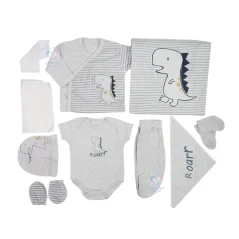 ست بیمارستانی 10 تکه مینی لمب Minilamb طرح دایناسور