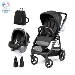 ست کالسکه کریر و ساک لوازم پگ پرگو ولوچه تی سی Peg Perego Veloce TC مشکی