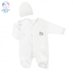 سرهمی نقلی سوزنی طرح اسب فلکسی Flexi 252309 سفید