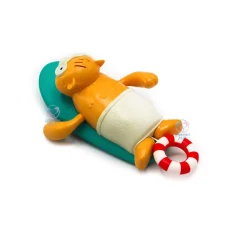 سمور آبی قایق سوار نخ کش