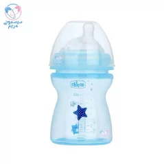 شیشه شیر طلقی 250 میلی لیتر چیکو Chicco آبی