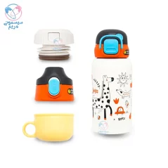 فلاسک دوکاره کاوردار 580 میلی‌لیتر رووکو Rovco نارنجی