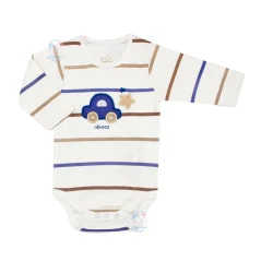 لباس نوزادی وان بای وان ابوکار One By One Obocar زیر دکمه آستین بلند