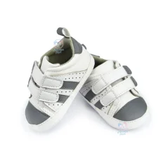 پاپوش دو چسب بغل دو خط طوسی مادرکر Mothercare