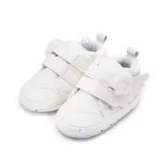 پاپوش دو چسب خزدار بال فرشته سفید