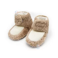 پاپوش زمستانه طرح پولیشی چسبی