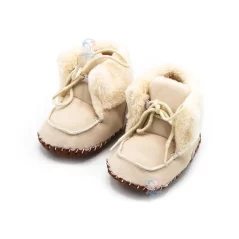 پاپوش زمستانی جلوبندی داخل پشمی