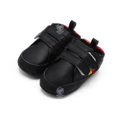 پاپوش مشکی بغل سه خط دو چسبی پاپو Papo