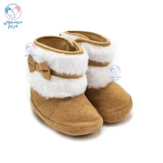 پاپوش پوتین بغل خز سفید مستر شوز Mr Shoes