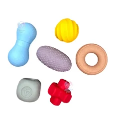 پوپت و جغجغه سیلیکونی 6 عددی جعبه‌ای یولین Youleen 5310