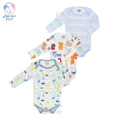 پک زیر دکمه آستین بلند سه عددی ماماس اند پاپاس Mamas&Papas طرح عصر حجر