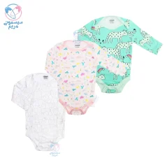 پک زیر دکمه آستین بلند سه عددی ماماس اند پاپاس Mamas&Papas طرح پلنگ