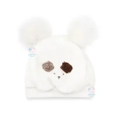 کلاه مخمل پوم دار خرسی Elyad پاپو Papo سفید