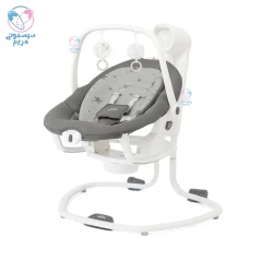 گهواره و تاب برقی نوزاد جویی joie serina 2in1 Cosmo Grey